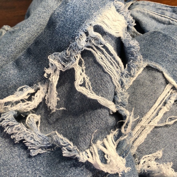 Simple Society Destroyed High Waisted Jeans - Picture 2 of 15